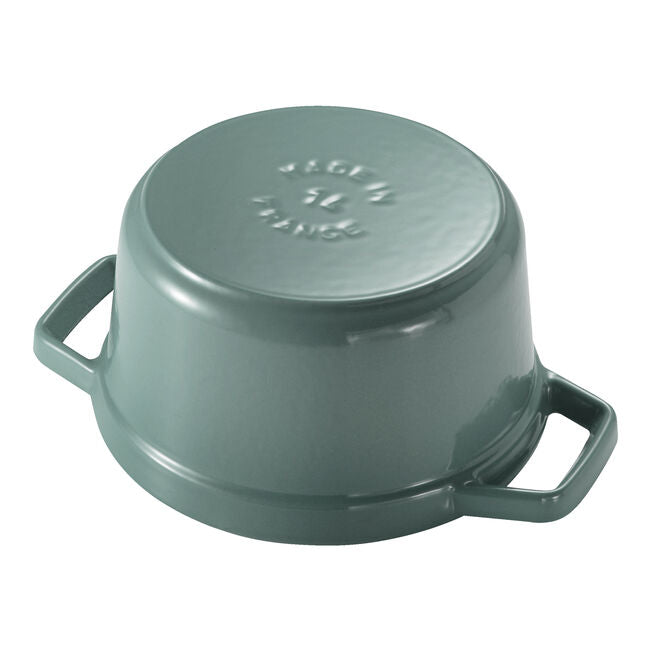 〈新品〉STAUB ピコ　ココット　ラウンド　14㎝　ユーカリ 仏鋳物ホーロー鍋ストウブ 新色「ユーカリ」を発売