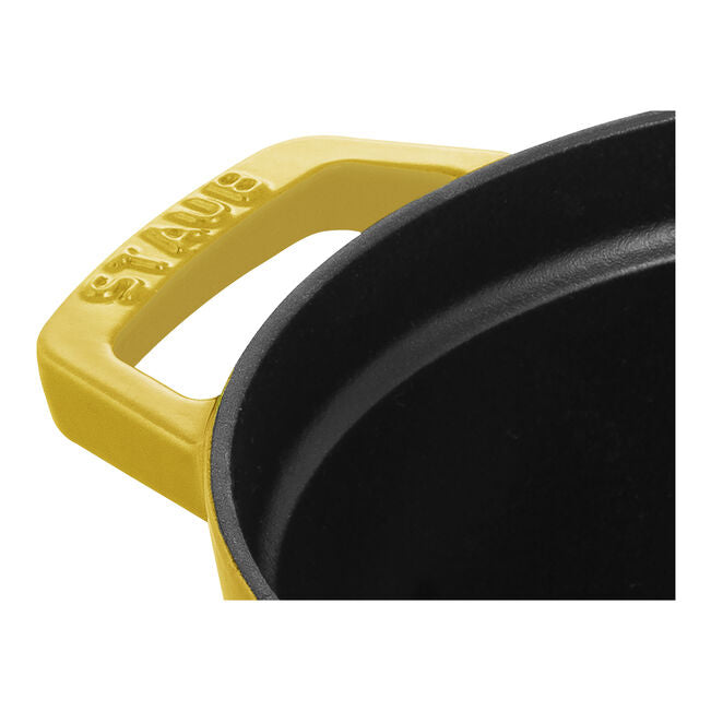 ストウブ 鋳物ホーロー鍋 ピコ・ココット 20 cm, ラウンド, シトロン