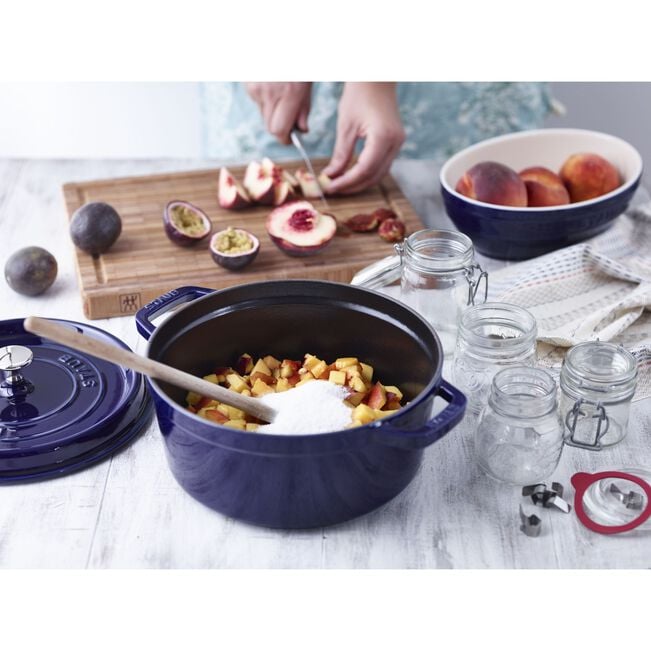 STAUB ストウブ　ココットラウンド　24cm グランブルー STAUB ピコ・ココット ラウンド 24cm | 新着 | plywood(プライウッド)