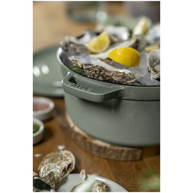 ストウブ ピコ・ココット 24 CM, ラウンド, ユーカリ ストウブ 鋳物ホーロー鍋 ピコ・ココット 24 cm, ラウンド, ユーカリ